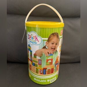 Spark Create Imagine Wooden Toy Blocks